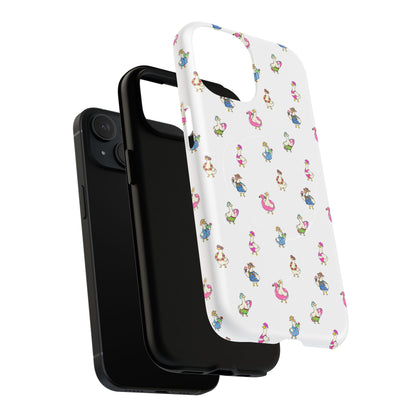 Cute Goose Summer Pattern Tough Magnetic Case