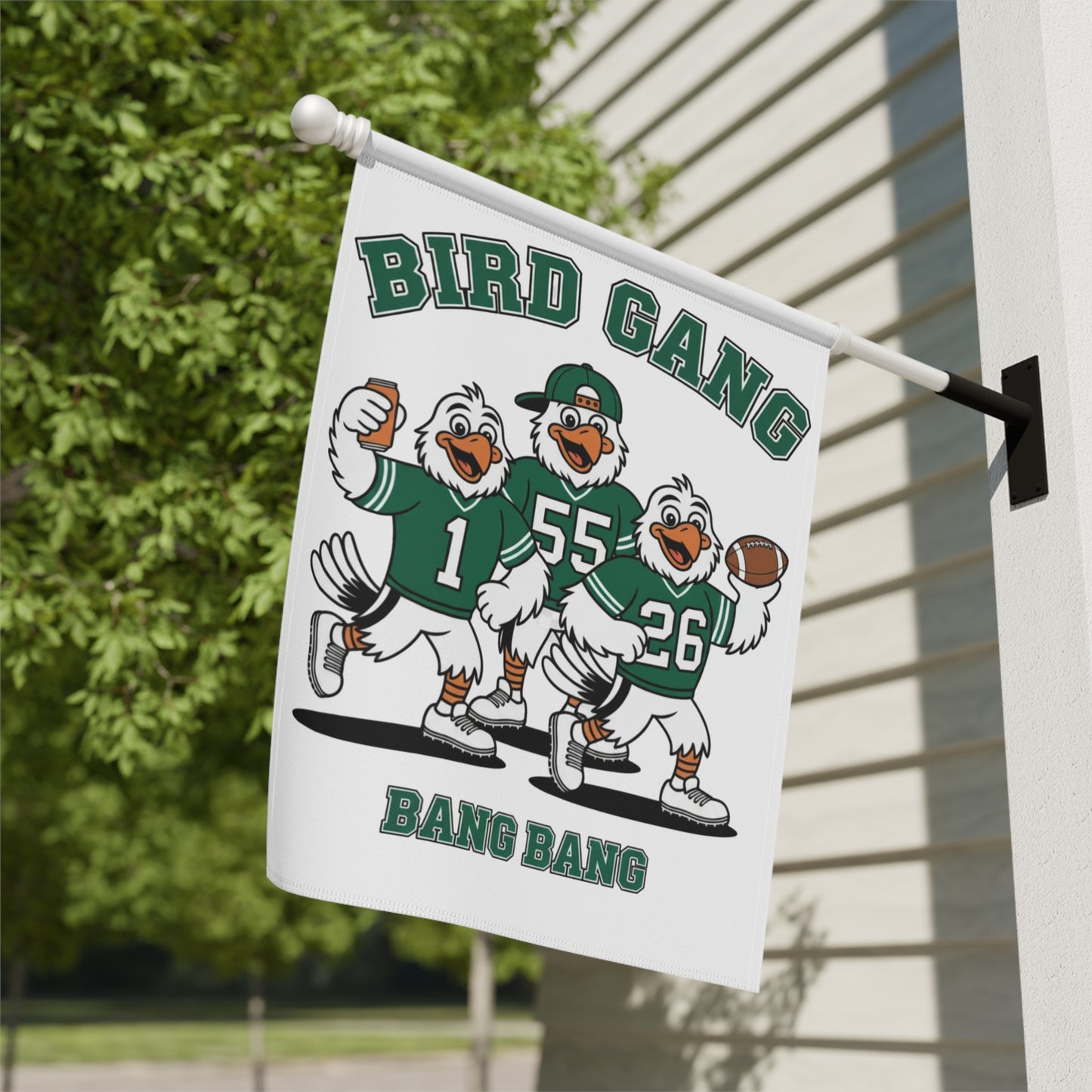 Bird Gang Garden & House Banner