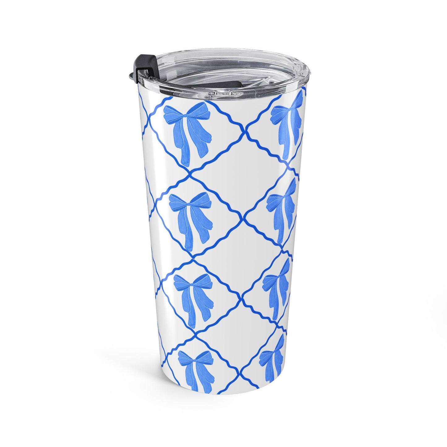 Blue Bow Croquette 20oz Tumbler