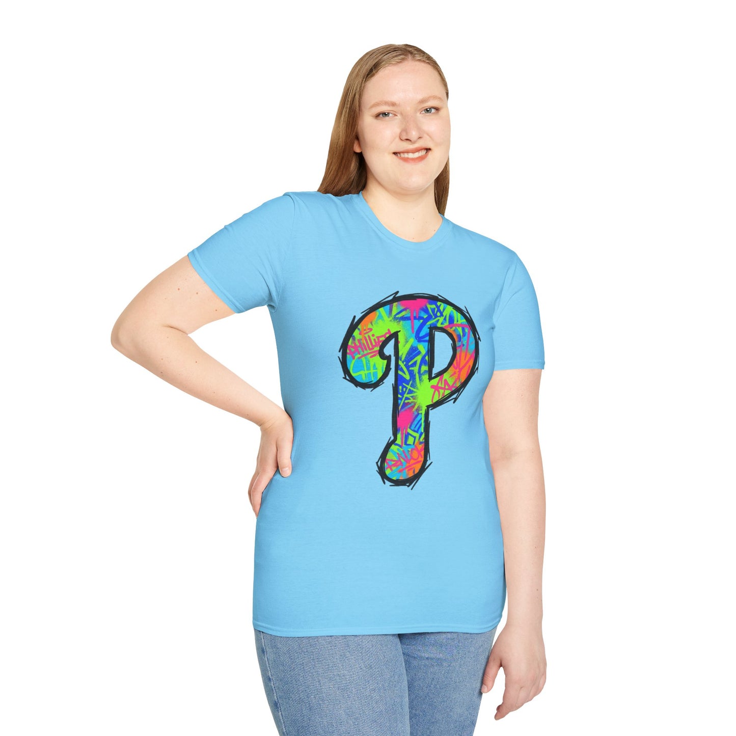 80s Funky 'P' Retro T-Shirt