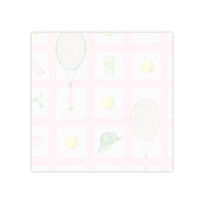 Tennis Watercolor Post-it® Note Pads — Tennis Themed Sticky Notes