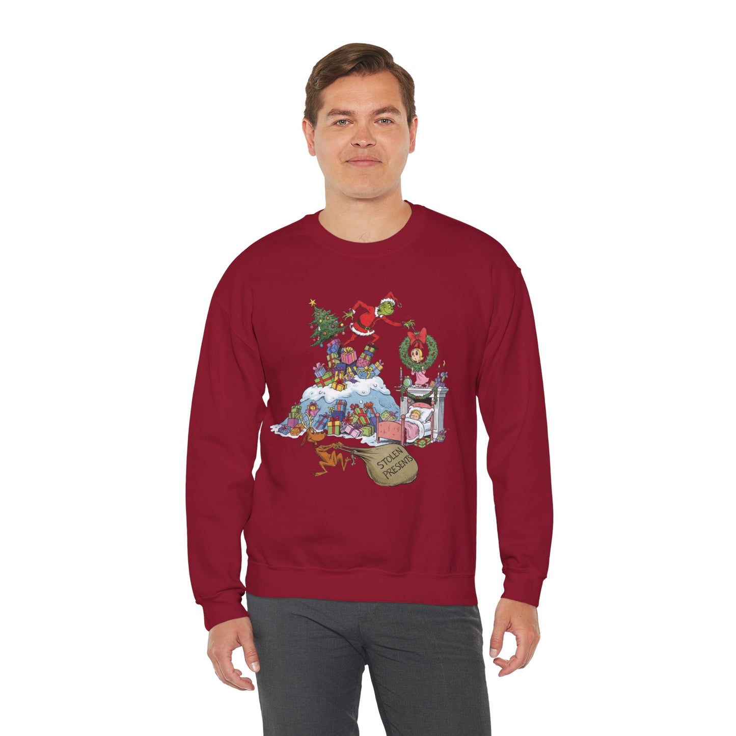 Grinch Presents Unisex Heavy Blend™ Crewneck Sweatshirt