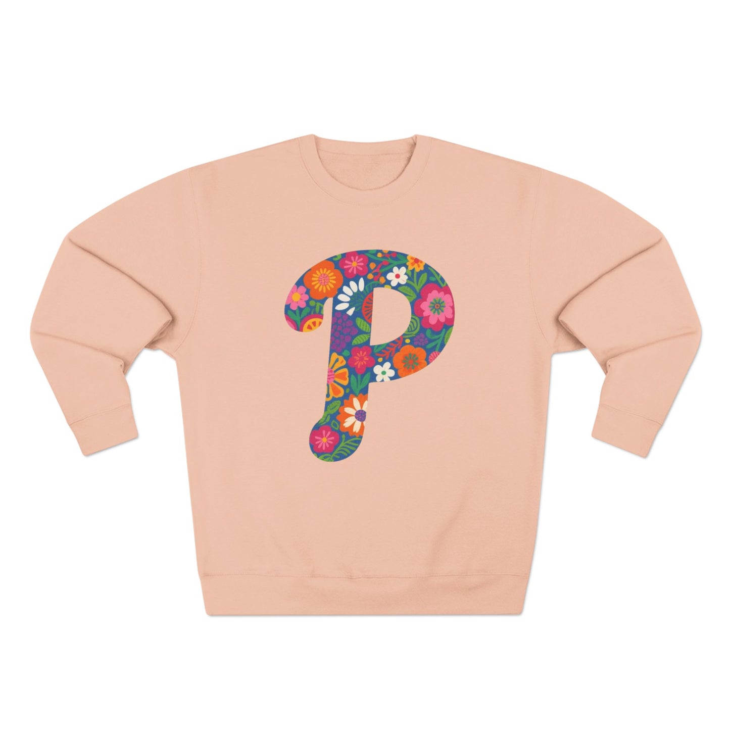 Floral  P Crewneck Sweatshirt