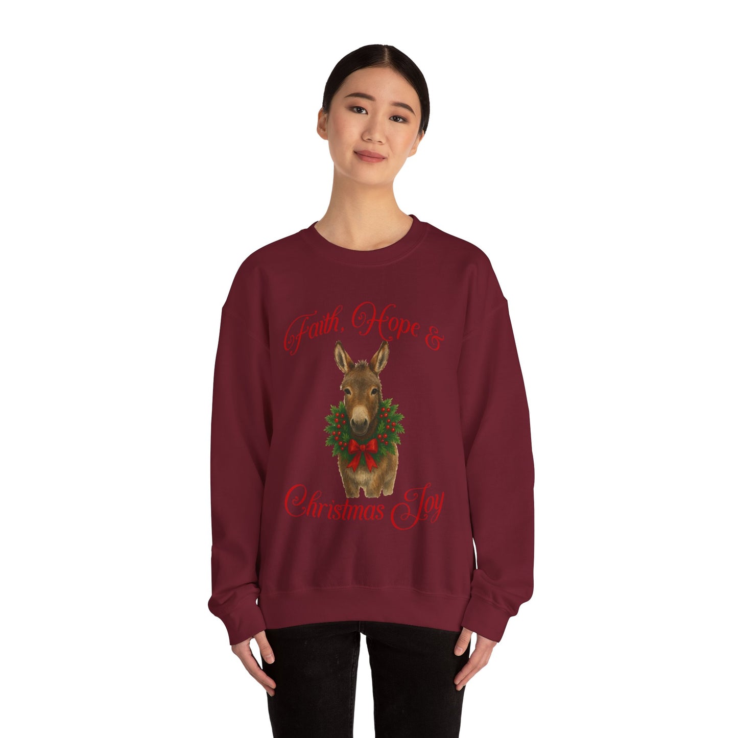 Donkey Christmas Sweatshirt