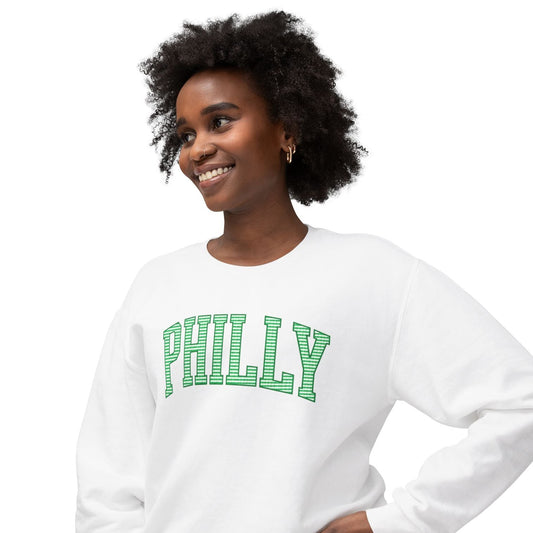 Philly Seersucker Crewneck Sweatshirt