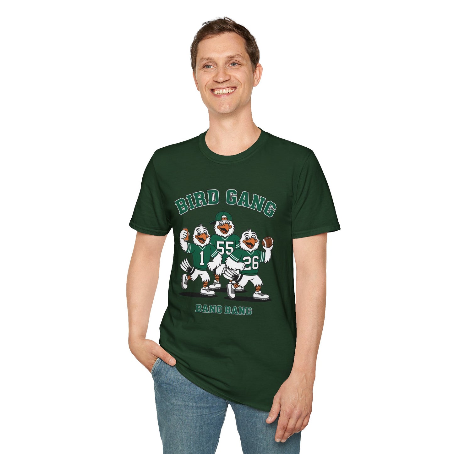 Bird Gang Unisex Softstyle T-Shirt