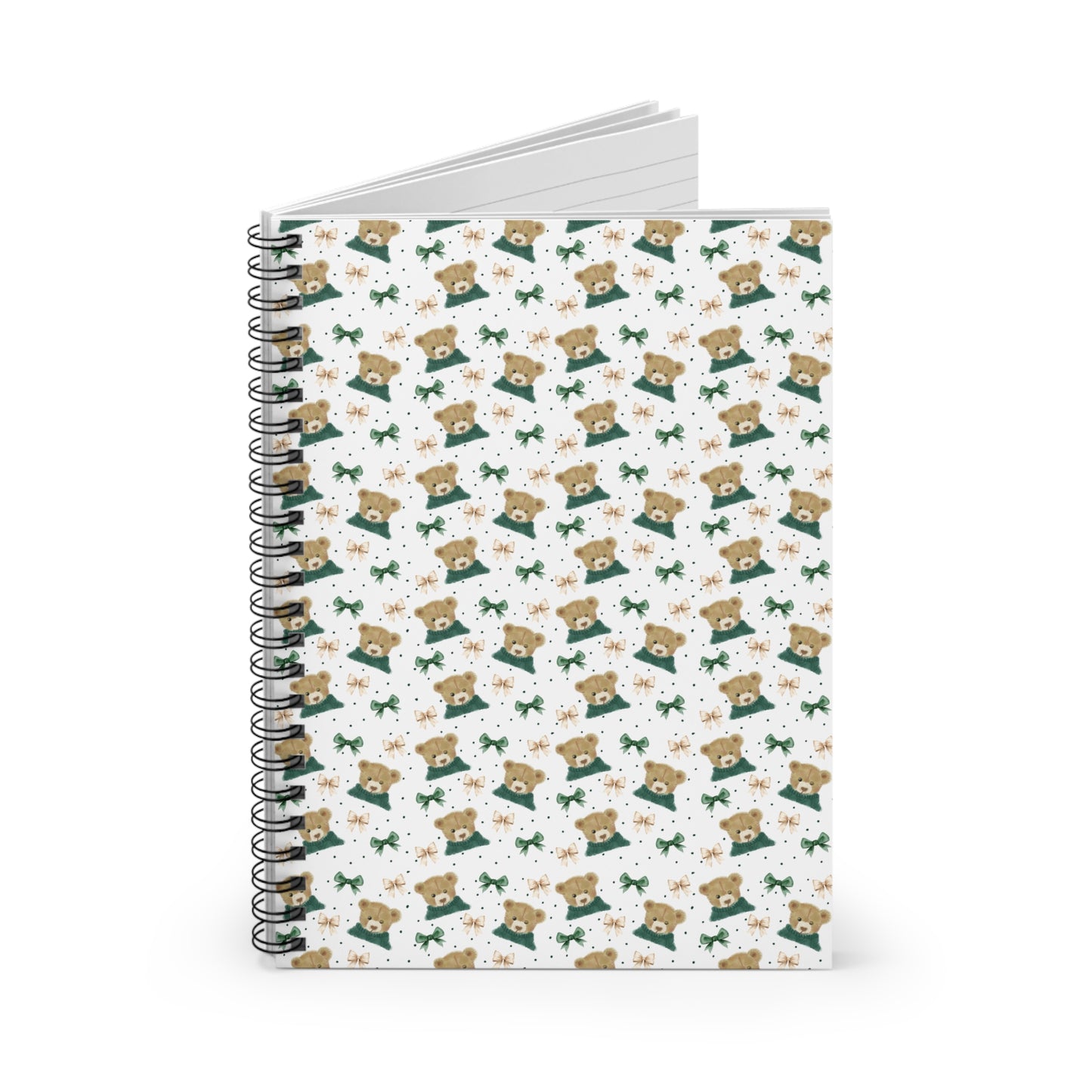 Teddy Bear Spiral Notebook - Ruled Line