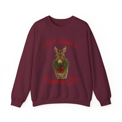 Donkey Christmas Sweatshirt