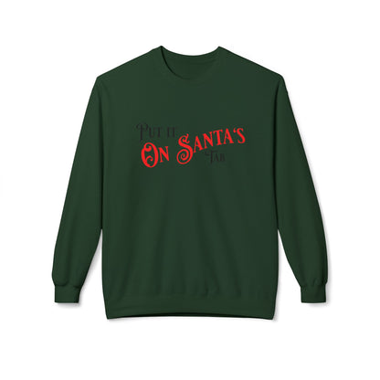 Unisex Santa's Beer Tab Midweight Crewneck Sweatshirt