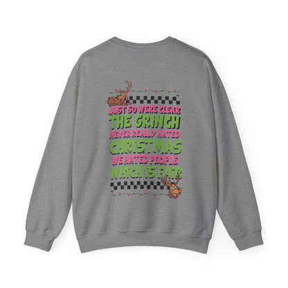 Grinch Crewneck Sweatshirt