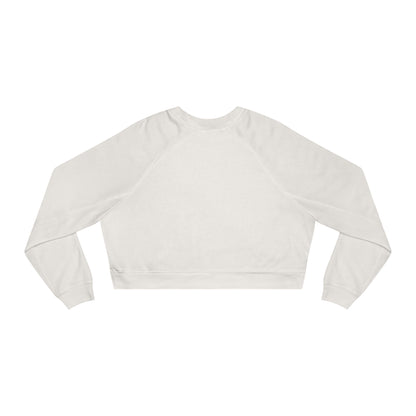 PHILLY Diagonal Kelly Green Women's Cropped Fleece Pullover