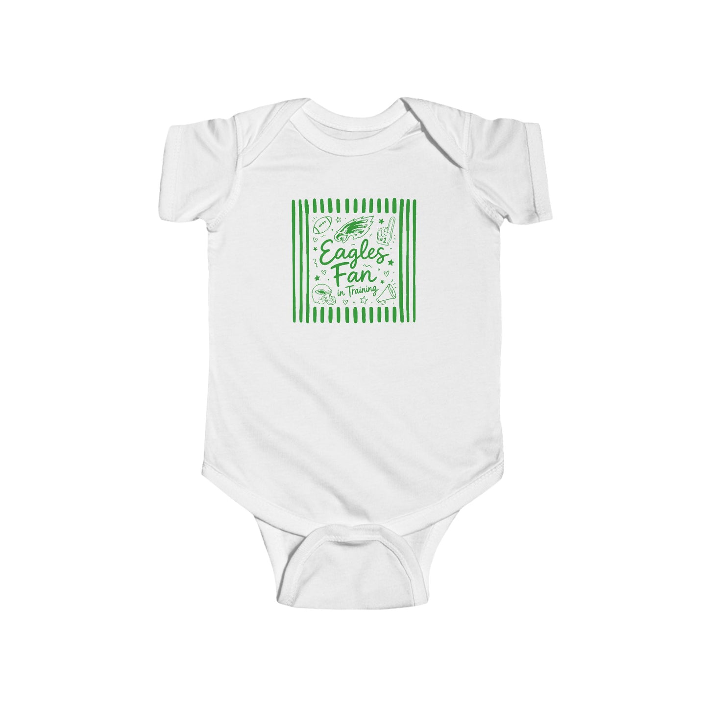 Eagles Fan in Training Infant Fine Jersey Bodysuit