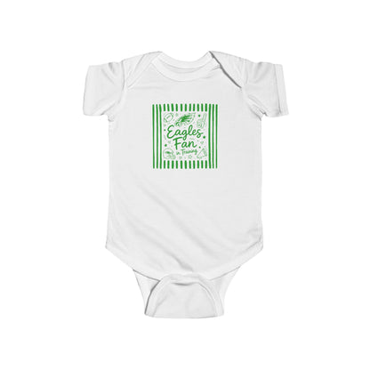 Eagles Fan in Training Infant Fine Jersey Bodysuit