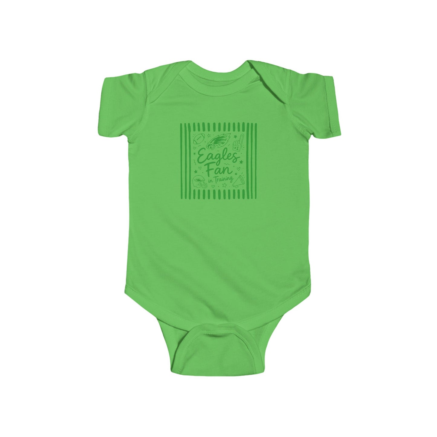 Eagles Fan in Training Infant Fine Jersey Bodysuit
