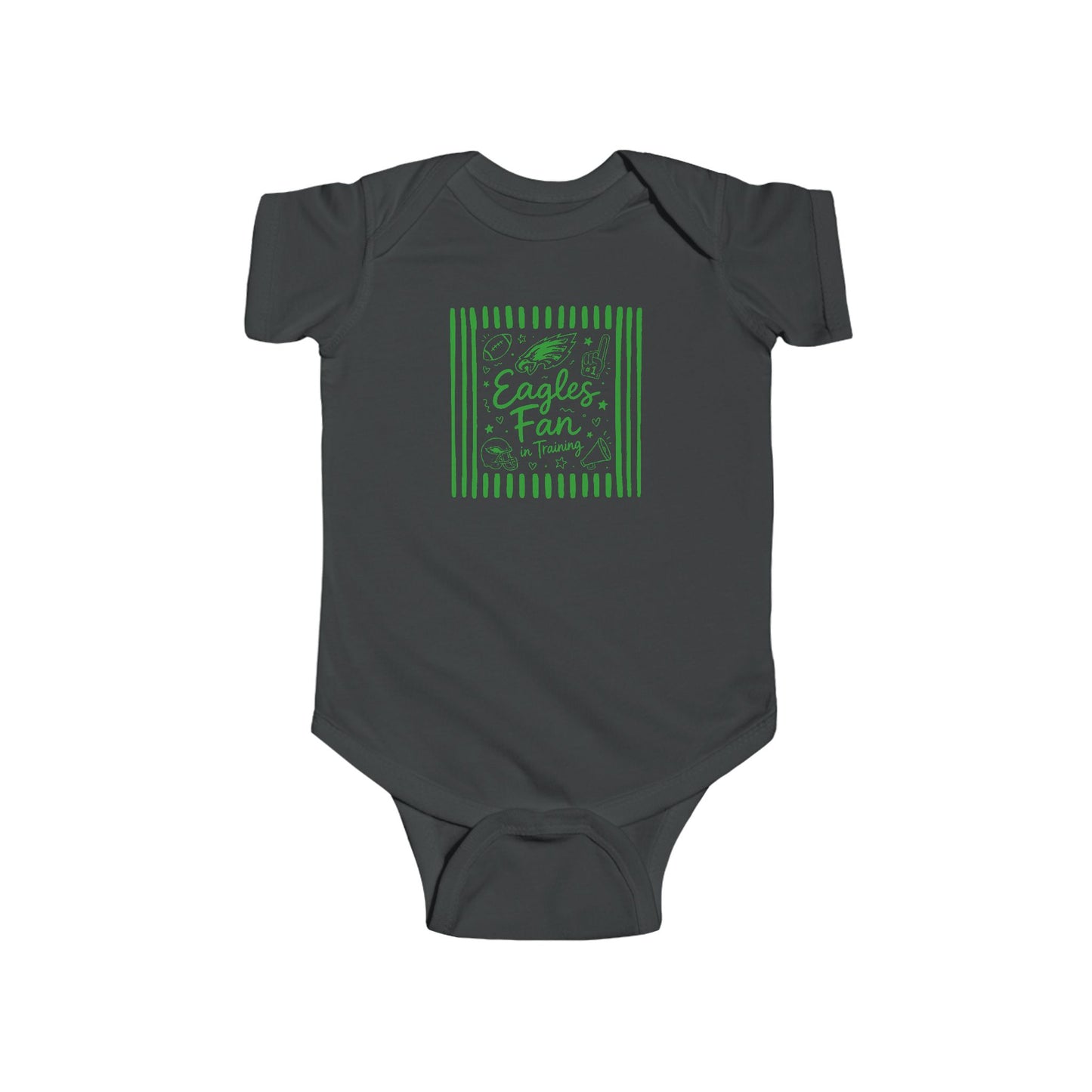 Eagles Fan in Training Infant Fine Jersey Bodysuit