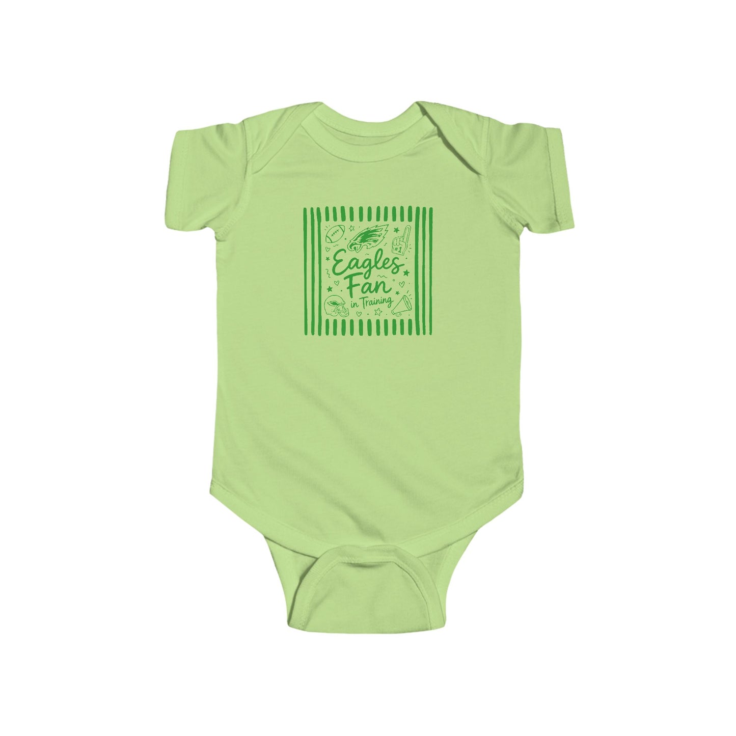 Eagles Fan in Training Infant Fine Jersey Bodysuit