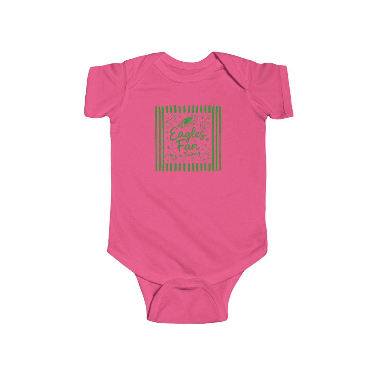 Eagles Fan in Training Infant Fine Jersey Bodysuit