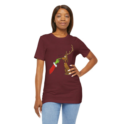 Grinch Boop Unisex Jersey Short Sleeve Tee