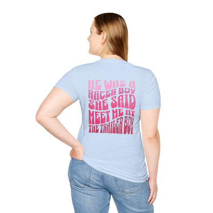 Racer Boy Pink T-Shirt