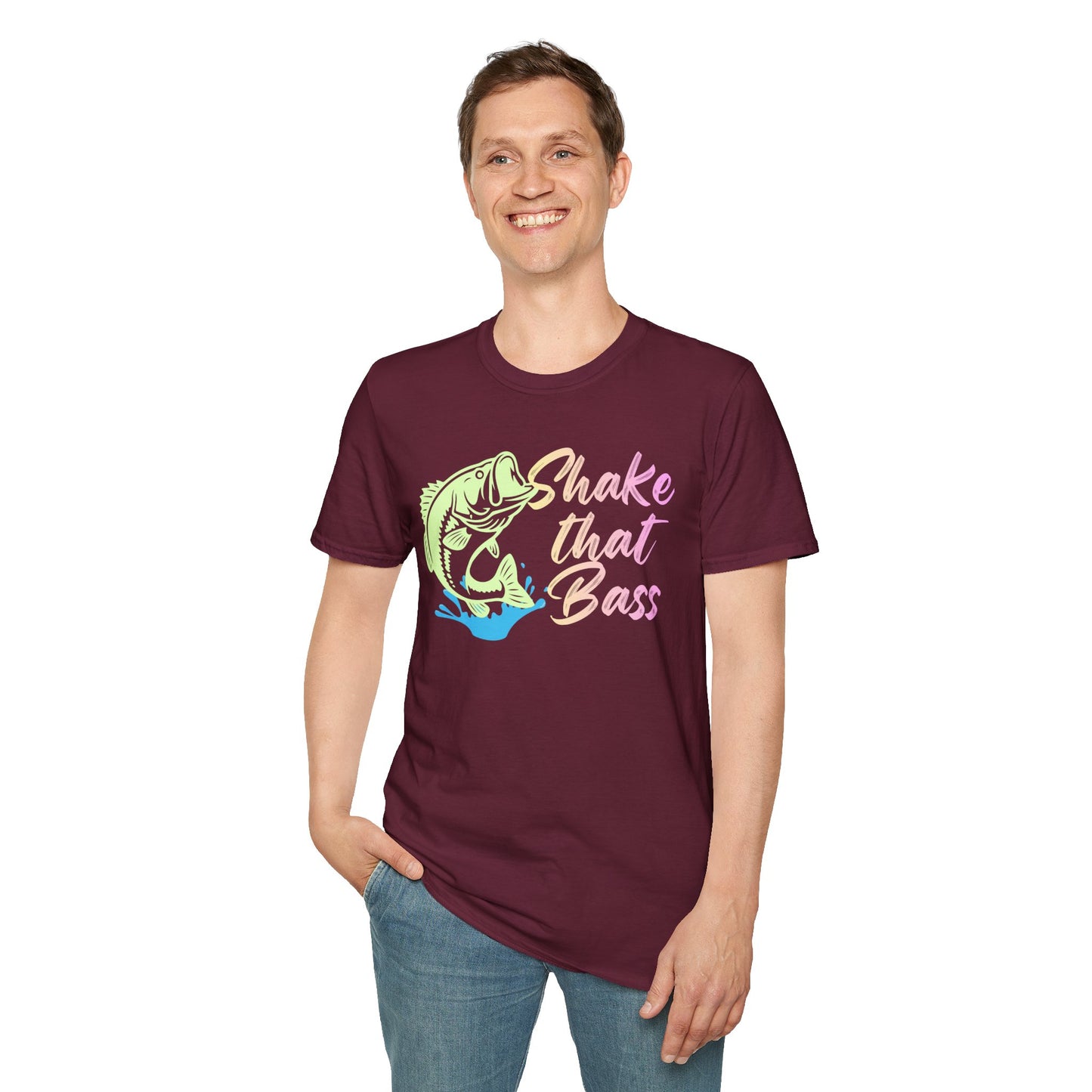 Shake That Bass Neon Gradient T-Shirt