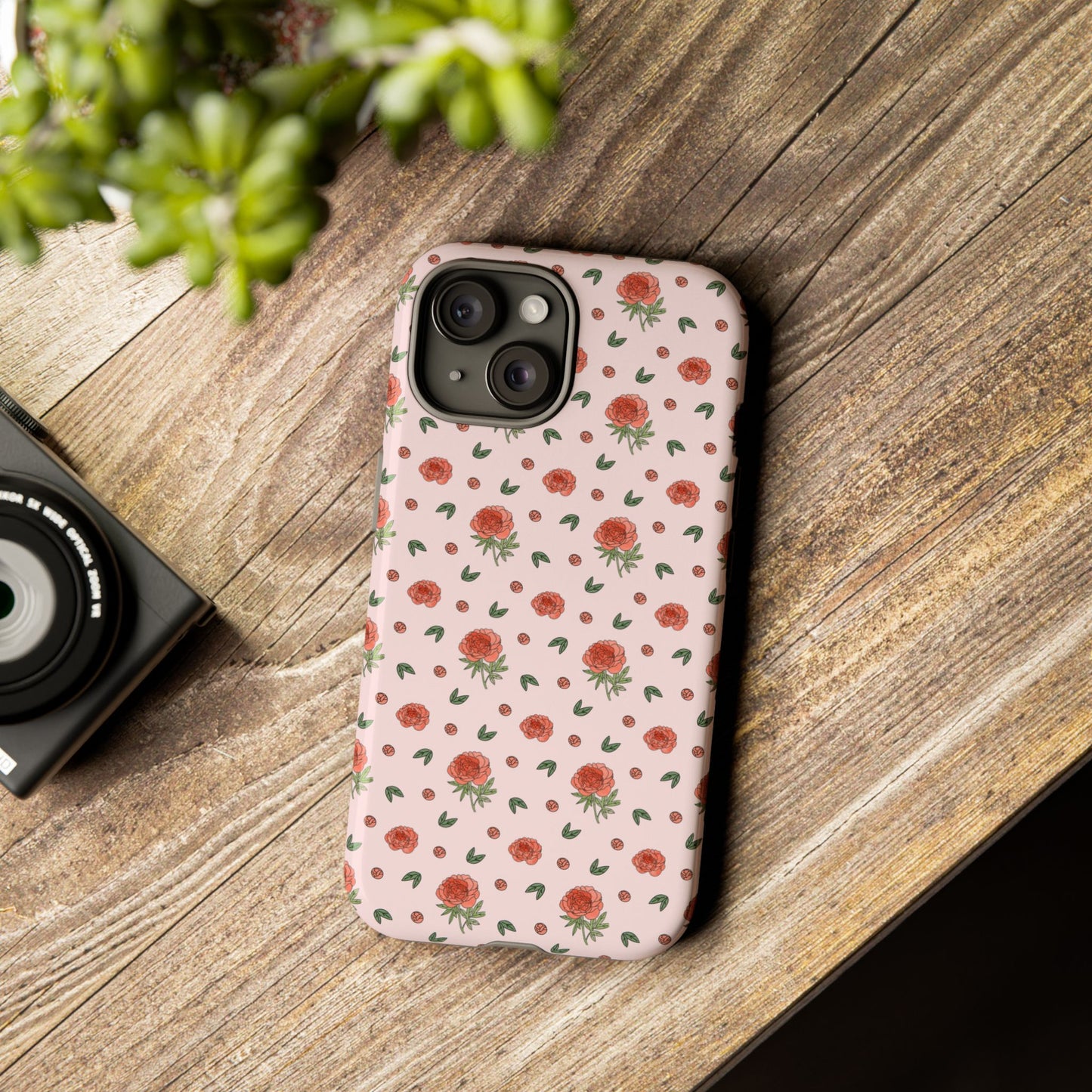 Peony Collage Phone Case