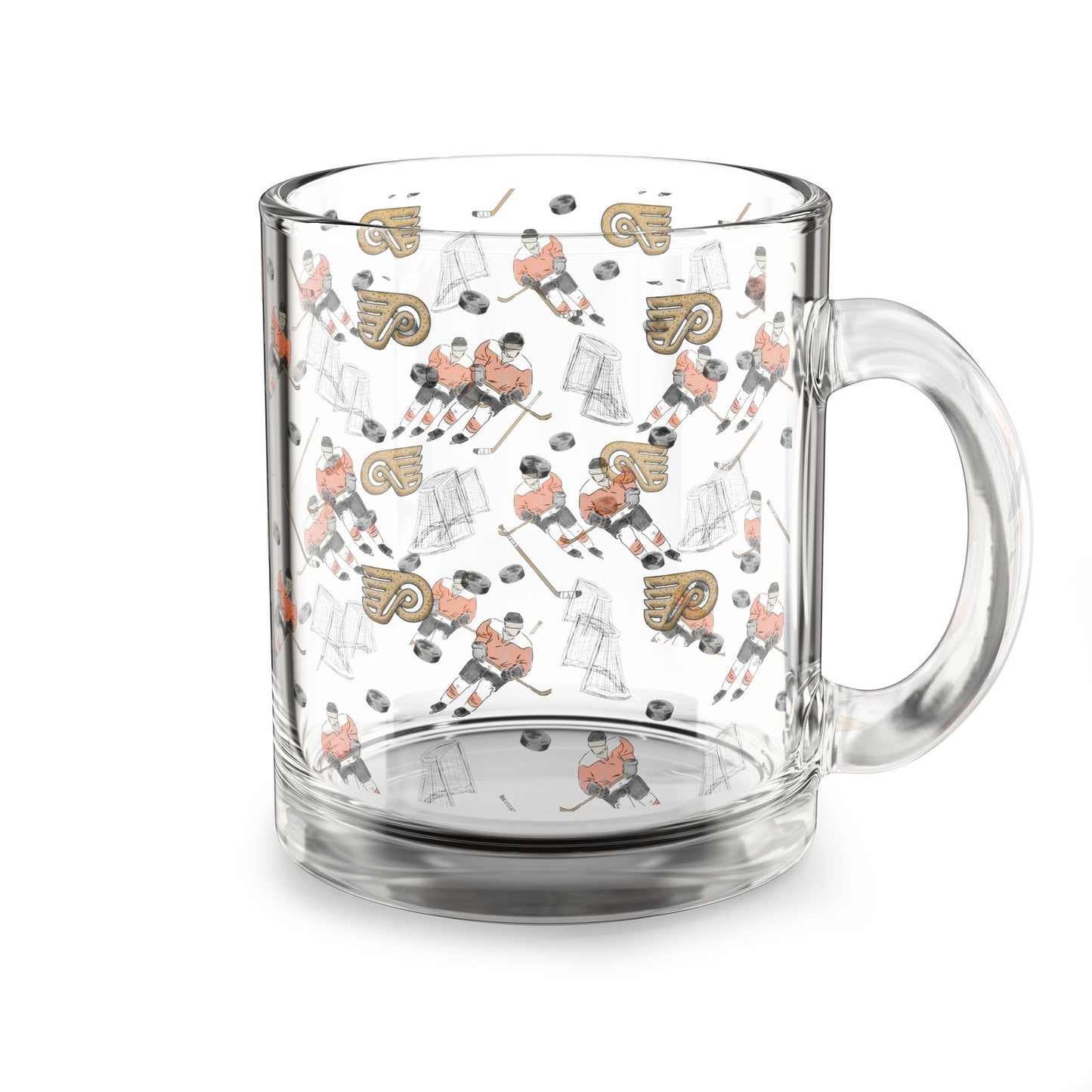 Flyers Glass Mug, 10oz
