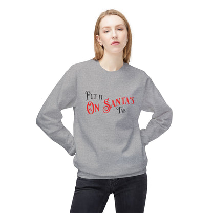 Unisex Santa's Beer Tab Midweight Crewneck Sweatshirt