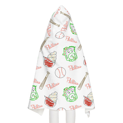 Phillies Youth Hooded Towel