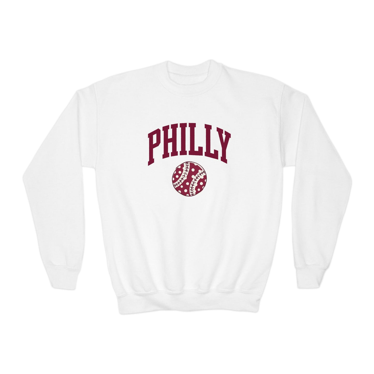 PHILLY Baseball Youth Crewneck Sweatshirt