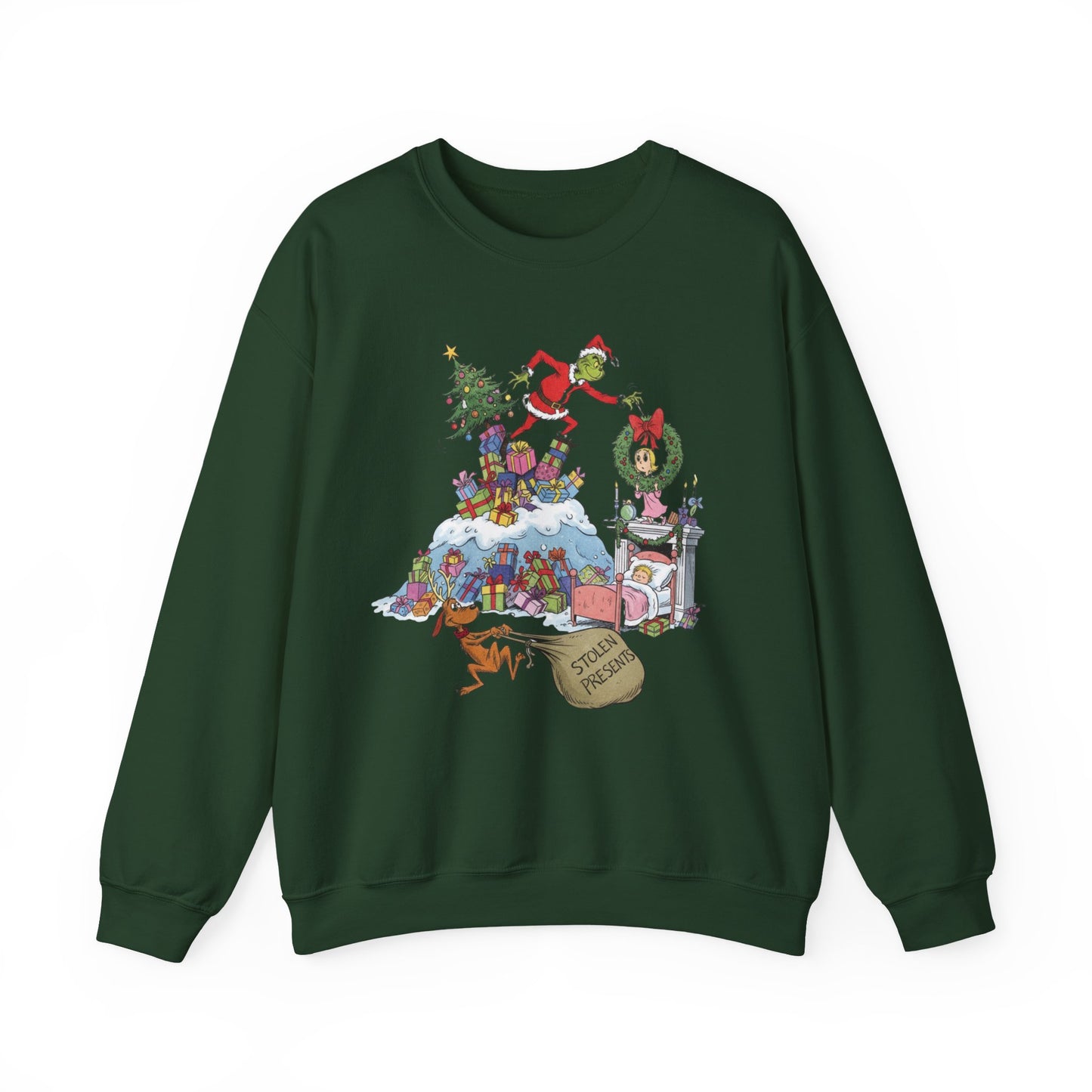 Grinch Presents Unisex Heavy Blend™ Crewneck Sweatshirt