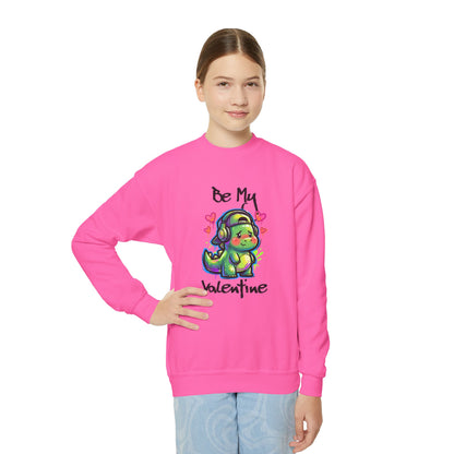 Dino Valentine Youth Sweatshirt