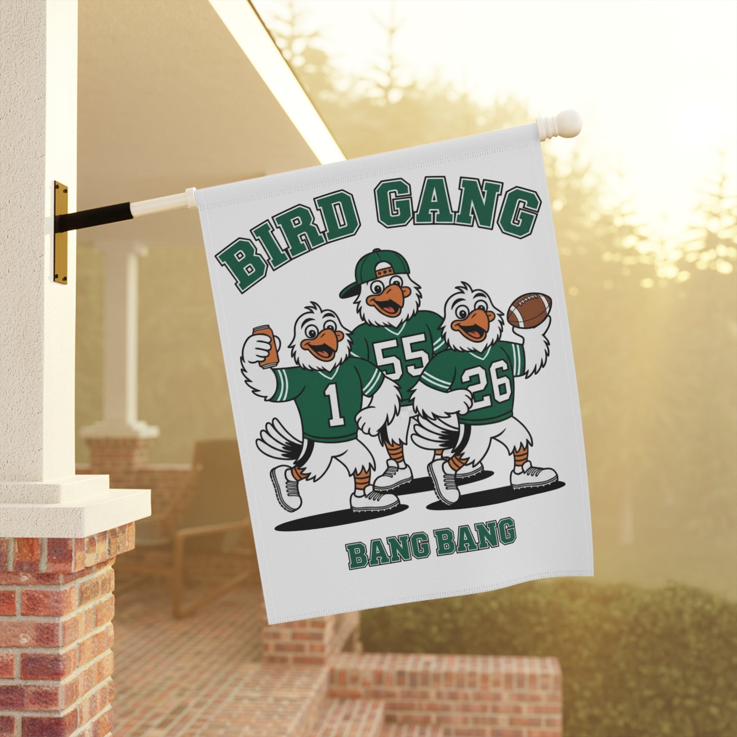 Bird Gang Garden & House Banner