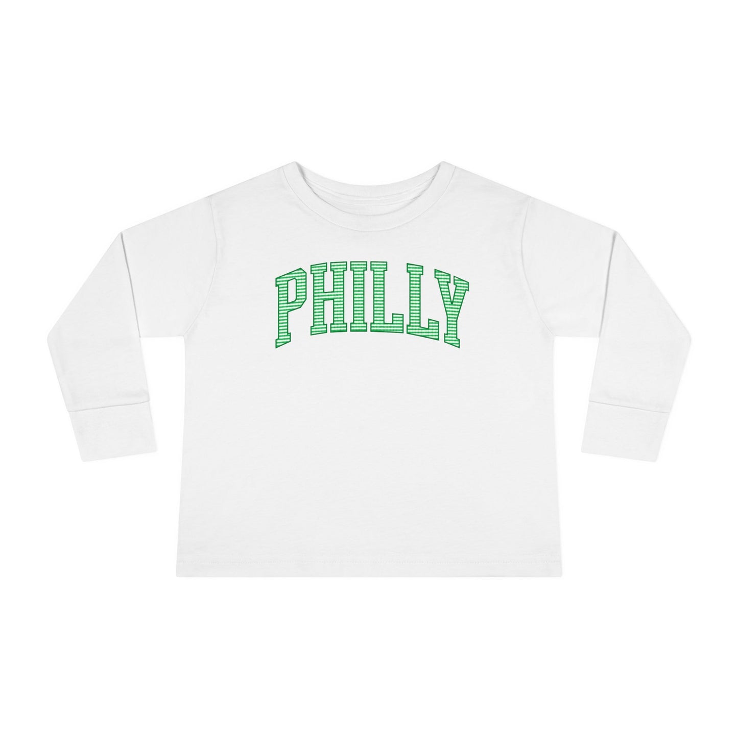 PHILLY Seersucker Toddler Long Sleeve Tee