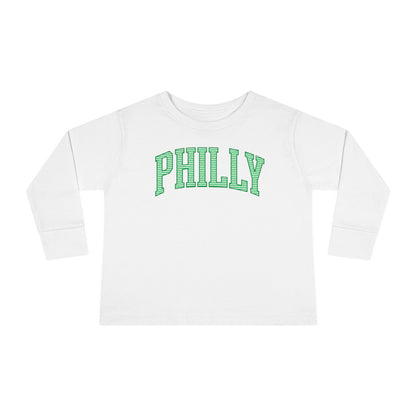 PHILLY Seersucker Toddler Long Sleeve Tee