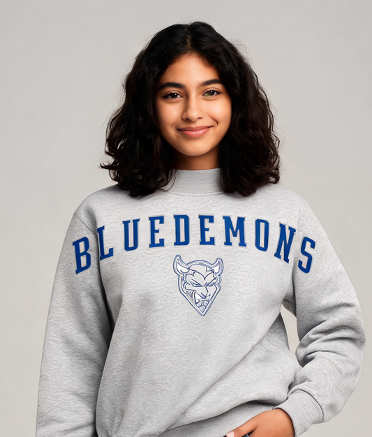 Blue Demons Mock Neck