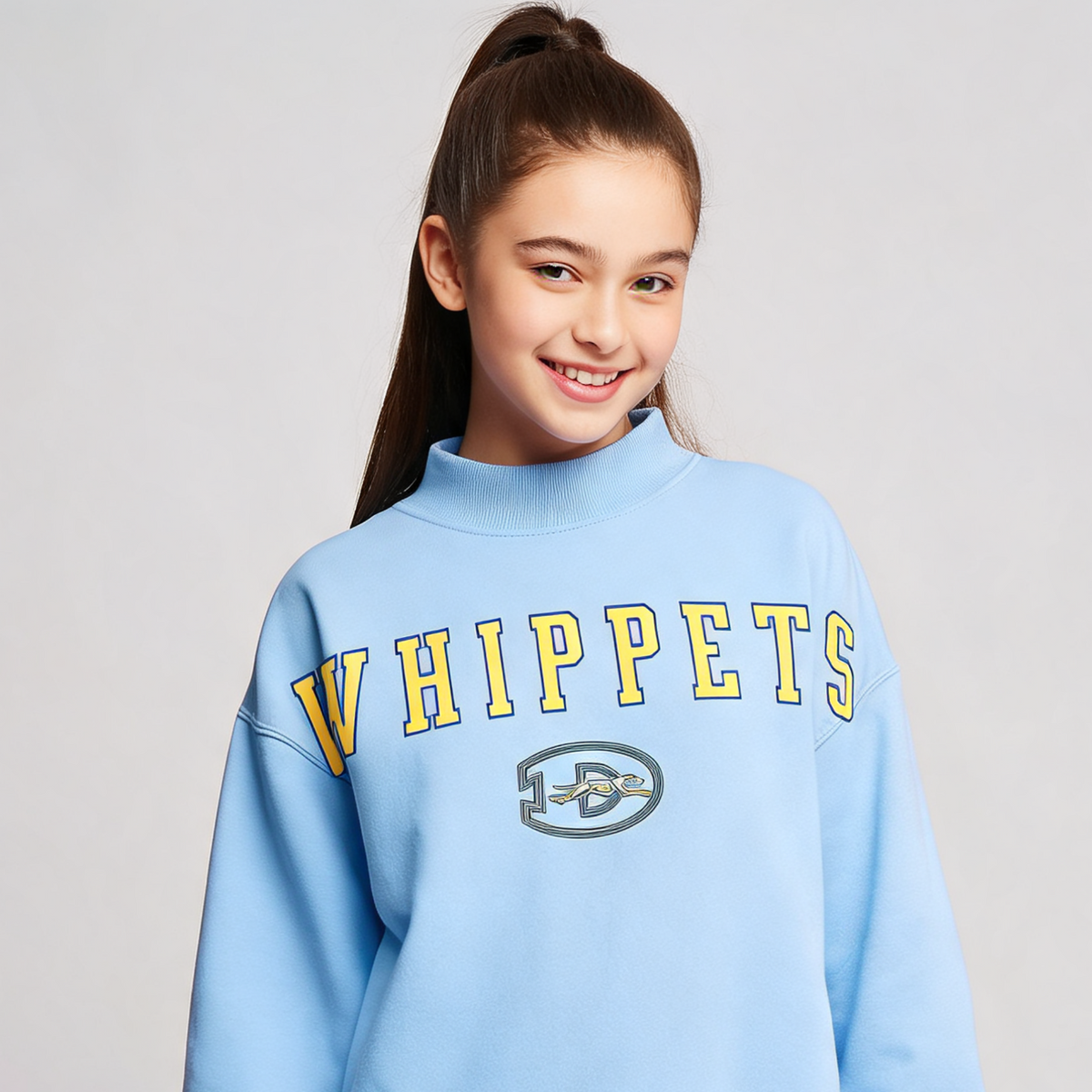 Whippets Mock Neck